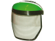 VISOR IN NON-REFLECTING METAL GAUZE AND POLYCARBONATE WITH PROTECTIVE TOP