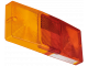Cubierta faro izquierdo con luz matrícula (rojo - naranja)