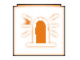 Rotating beacon (vertical) symbol