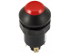 Button with neutral red symbol