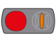 Neutral red symbol
