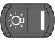 Botón con símbolo luces generales