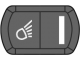 Button with rear work Light symbol