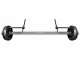 Axle with brake