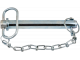Pin for towing hitch connection