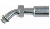 45° FEMALE FITTING WITH O-RING AND ROTOLOCK SWIVEL RING