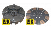 Double clutch kit with driving plate and PTO in sintered material - Plate Ø 350 mm
