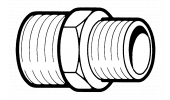 STEEL FITTINGS FOR LITERS COUNTER