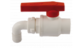 BALL VALVE WITH GAS/OENOLOGICAL THREAD