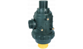 Suction filter with valve