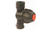 THREADED NOZZLE HOLDER FOR WEEDING WITH DIAPHRAGM CHECK VALVE