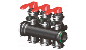 Group of manual boom section valves