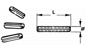 ROLL PINS FOR P.T.O. SHAFTS