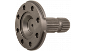 PTO shaft with flange