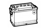 Standard 12V battery - HELLA