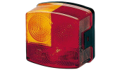 COMBINED REAR LIGHT WITH LICENCE NUMBER LIGHT ON LEFT