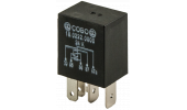 Micro relay with exchange On-on 5 pin 24V-16/6A with resistor