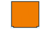 Simbolo neutro arancio