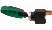 Lever switch with green light