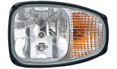 MAIN FITTING H7/H3, WITH SIDE LAMP, WITH BULBS