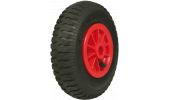 TYRED WHEELS WITH NYLON WHEEL RIM