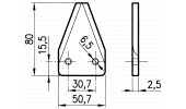 BLADES FOR MIXING MACHINES