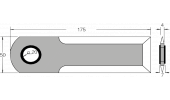 coltello 175x50x4 d.20 lisc+ boccol