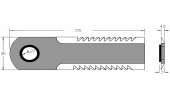 coltello 175x50x4,5 d.20 dentato   