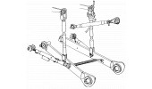 Complete 3-point hitch linkages for FIAT