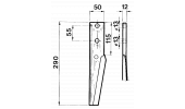 TINES FOR ROTARY HARROWS