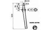 TINES FOR ROTARY HARROWS