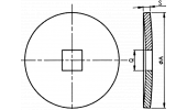 CONVEX FLANGE FOR END OF SECTION