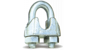 Galvanized wire rope grips
