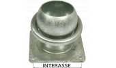 FLANGE WITH GALVANIZED SPHERE AND RING