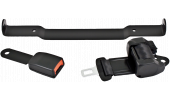 Seat belt kit with rewinder