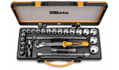Kit of 20 hexagon socket wrenches and 5 accessories