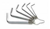 Set of 6 offset key wrenches