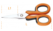 Electricians scissors straight blades