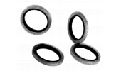 BONDED GASKET WITH RUBBER RING INSIDE