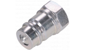Quick male coupling valve type with seat for O-Ring