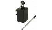 HAND PUMP 25 CC SINGLE ACTING WITH LOWERING TAP, WITH TANK