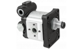 GEAR PUMPS GROUP 2 - WITH FLOW CONTROL VALVES - 1 WAY - 14 cm3 right