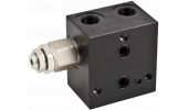 Entry cap with pressure limiting valve (excluding VEI) - 40÷180 bar