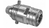 Quick female coupling valve type - Double oil collector port